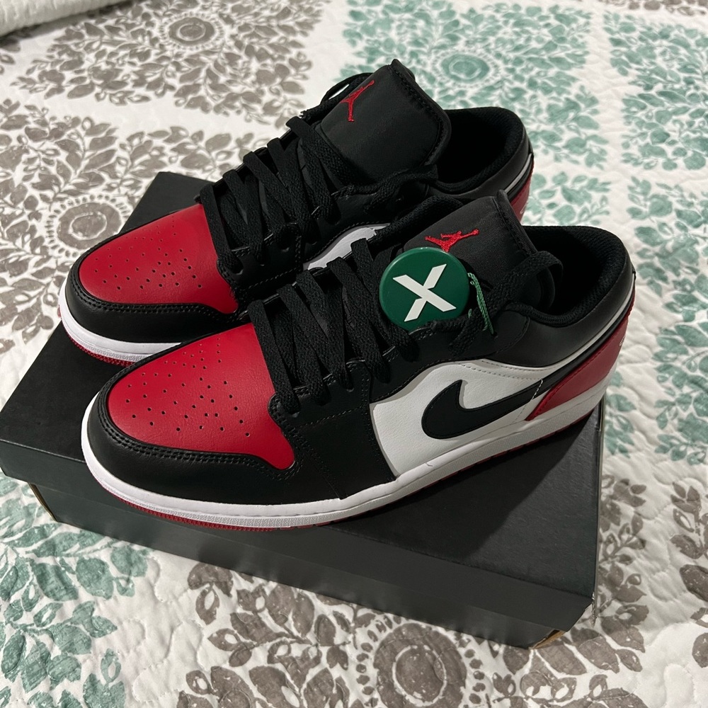 Jordan 1 low bred toe 2.0